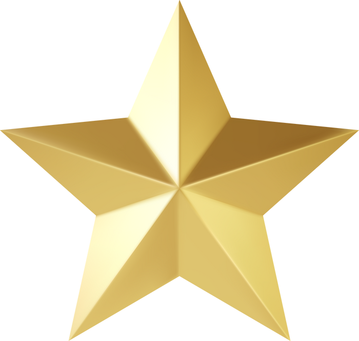 Gold Star Illustration