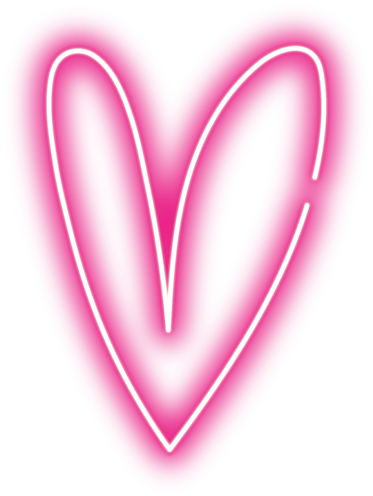 Pink Neon Heart